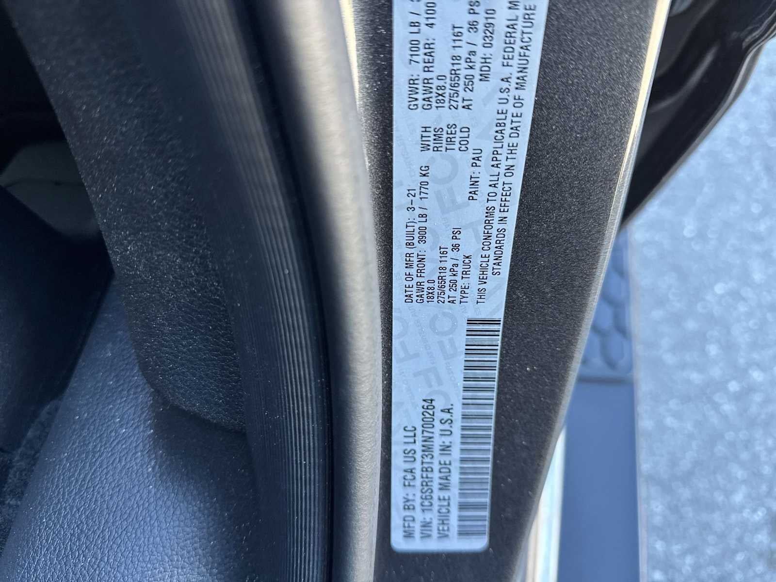 2021 RAM 1500 Big Horn