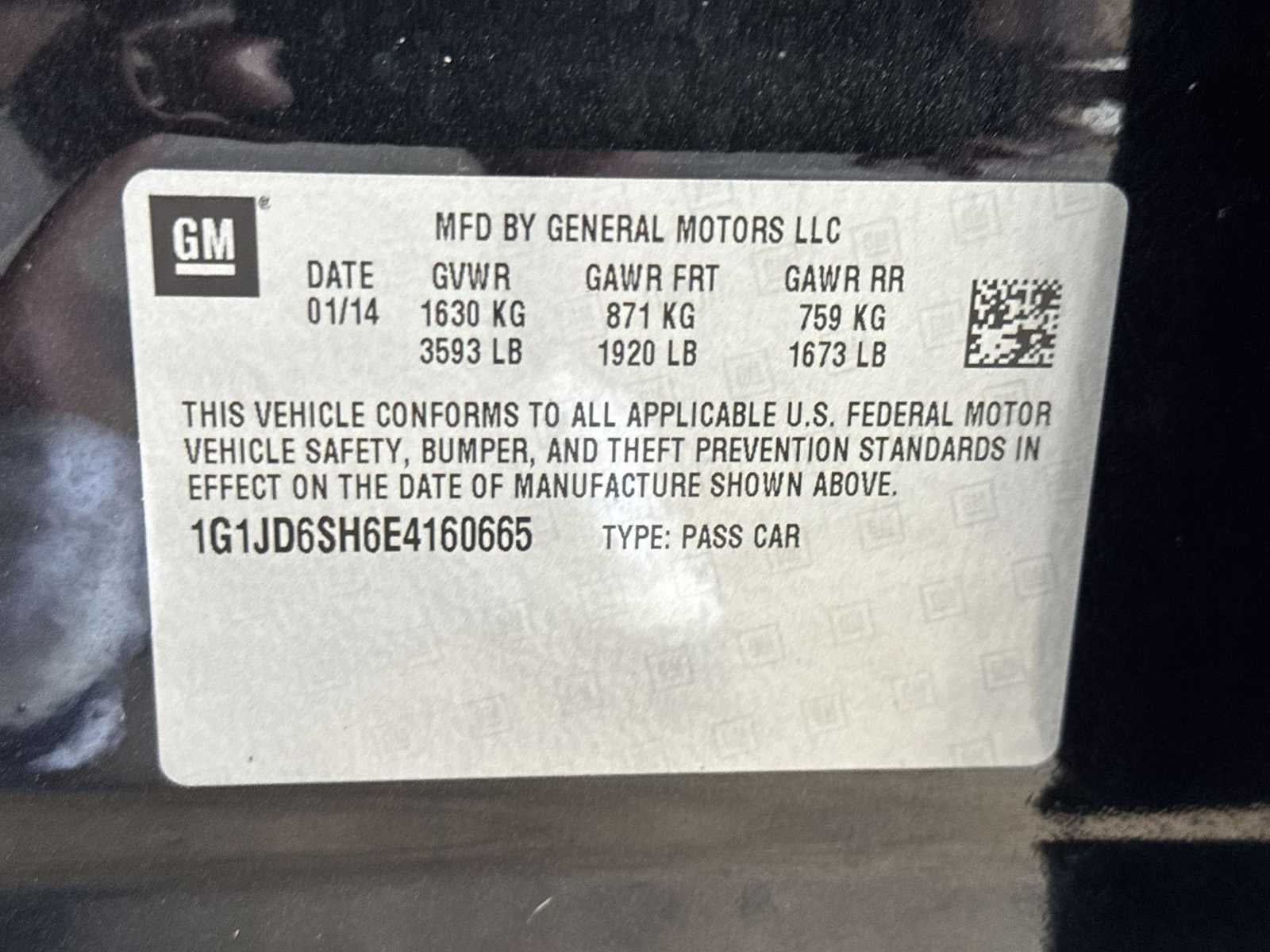 2014 Chevrolet Sonic LT