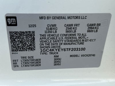 2026 Chevrolet Silverado 2500HD ZR2