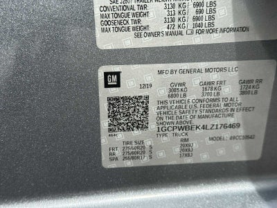 2020 Chevrolet Silverado 1500 Custom