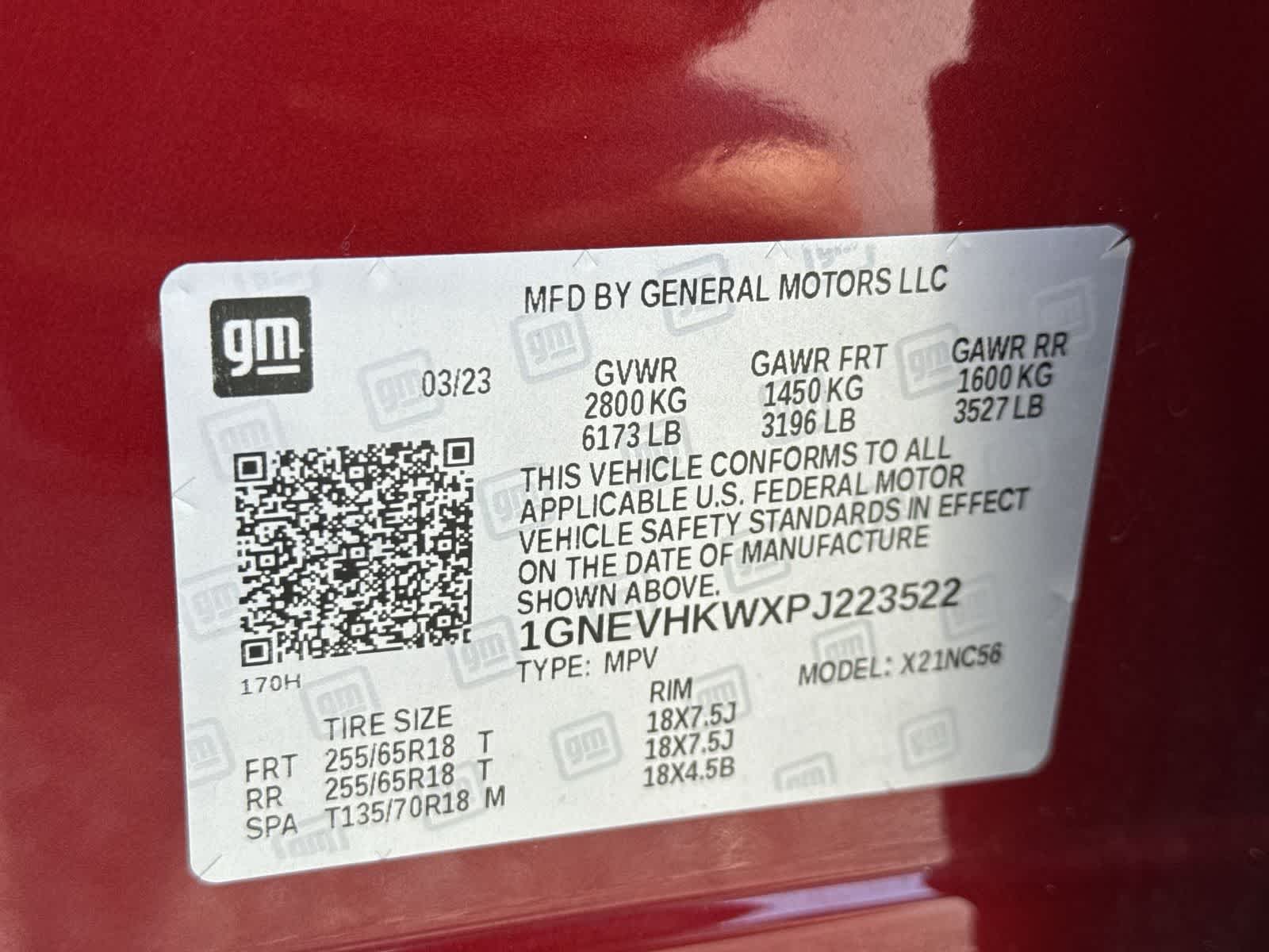 2023 Chevrolet Traverse LT Leather