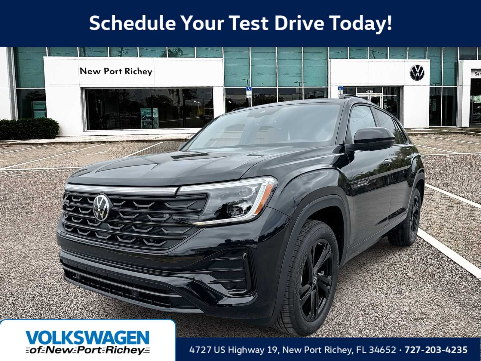 2026 Volkswagen Atlas Cross Sport 2.0T SEL R-Line Black