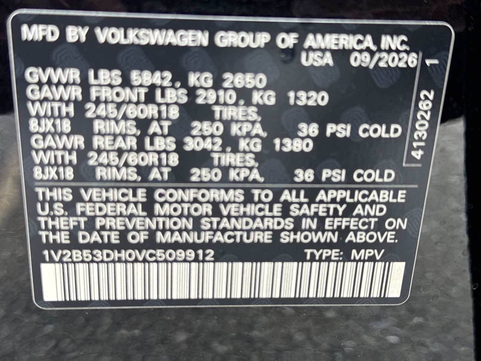 2027 Volkswagen Atlas 2.0T SE