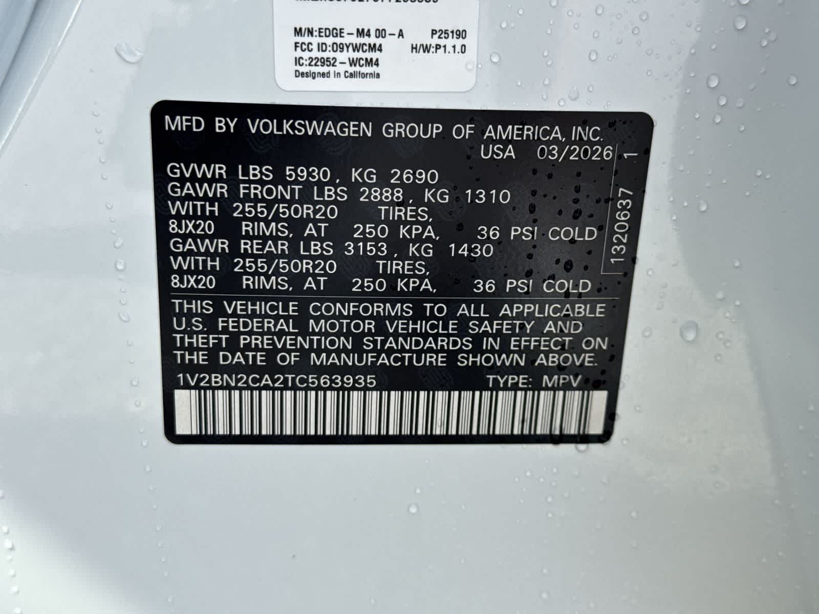 2026 Volkswagen Atlas 2.0T SEL