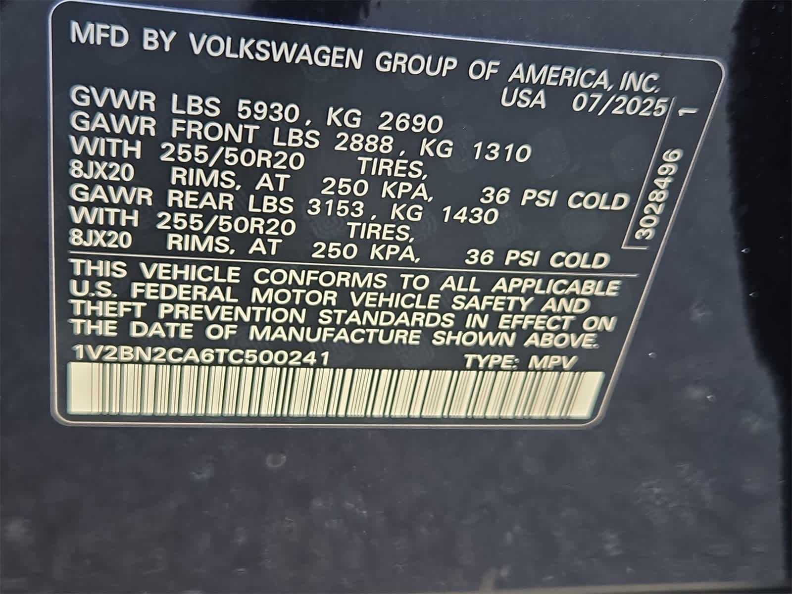 2026 Volkswagen Atlas 2.0T SEL