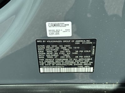 2026 Volkswagen Atlas 2.0T SEL