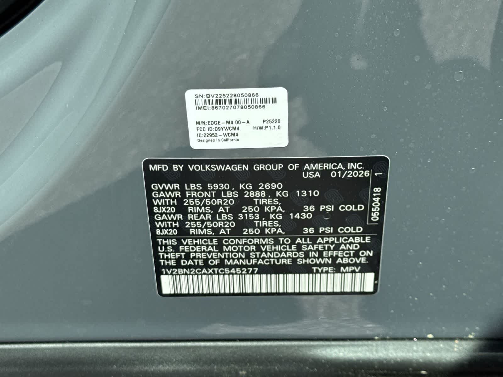 2026 Volkswagen Atlas 2.0T SEL