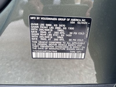 2026 Volkswagen Atlas 2.0T Peak Edition