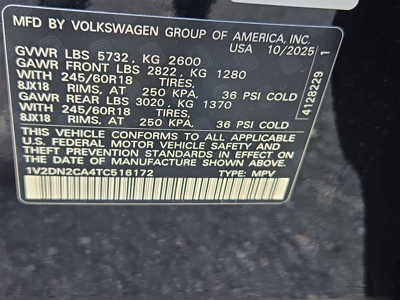 2026 Volkswagen Atlas 2.0T SE