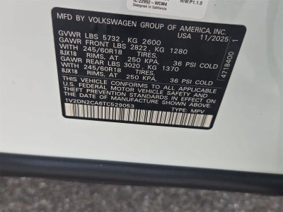 2026 Volkswagen Atlas 2.0T SE