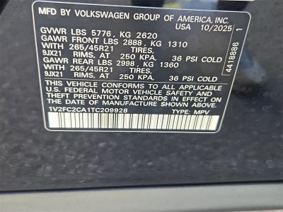 2026 Volkswagen Atlas Cross Sport 2.0T SEL Premium R-Line