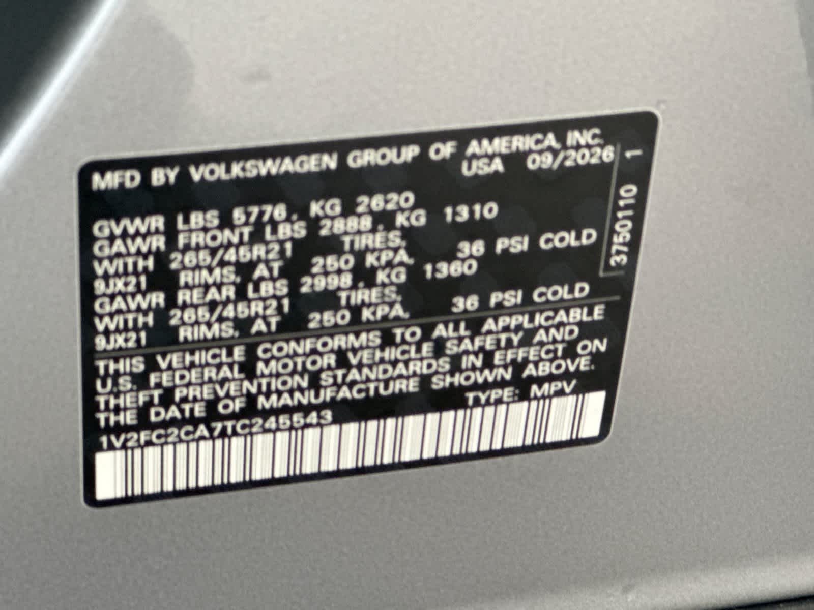 2026 Volkswagen Atlas Cross Sport 2.0T SEL Premium R-Line