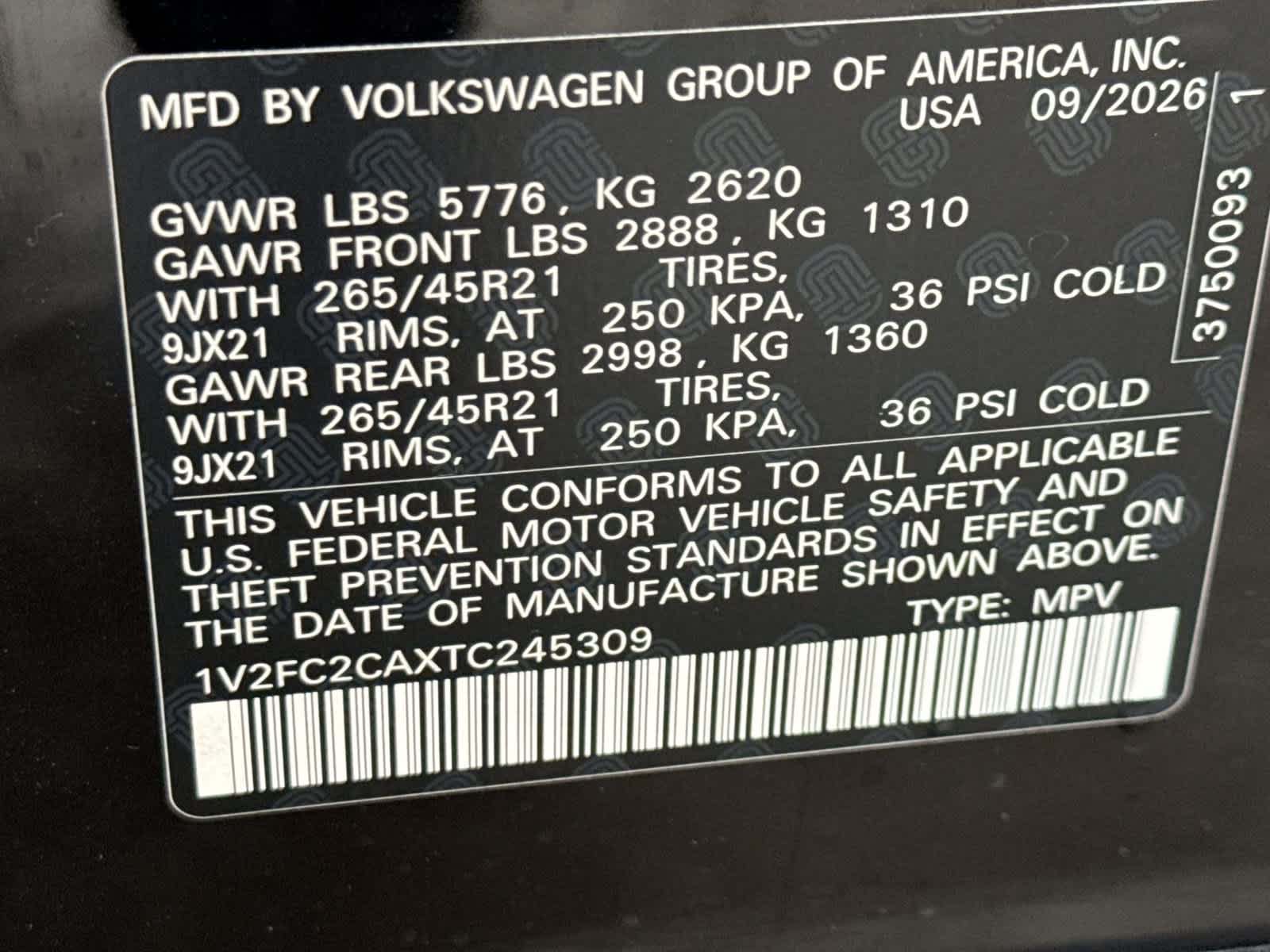 2026 Volkswagen Atlas Cross Sport 2.0T SEL Premium R-Line