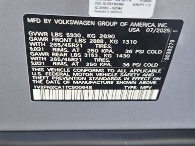 2026 Volkswagen Atlas 2.0T SEL Premium R-Line