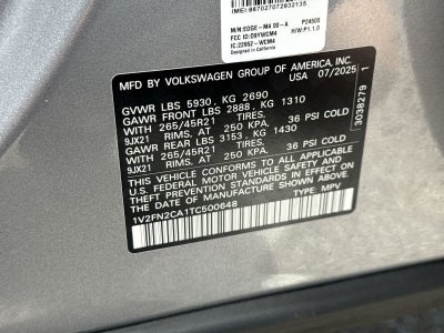 2026 Volkswagen Atlas 2.0T SEL Premium R-Line