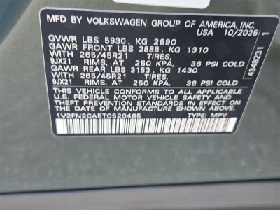 2026 Volkswagen Atlas 2.0T SEL Premium R-Line
