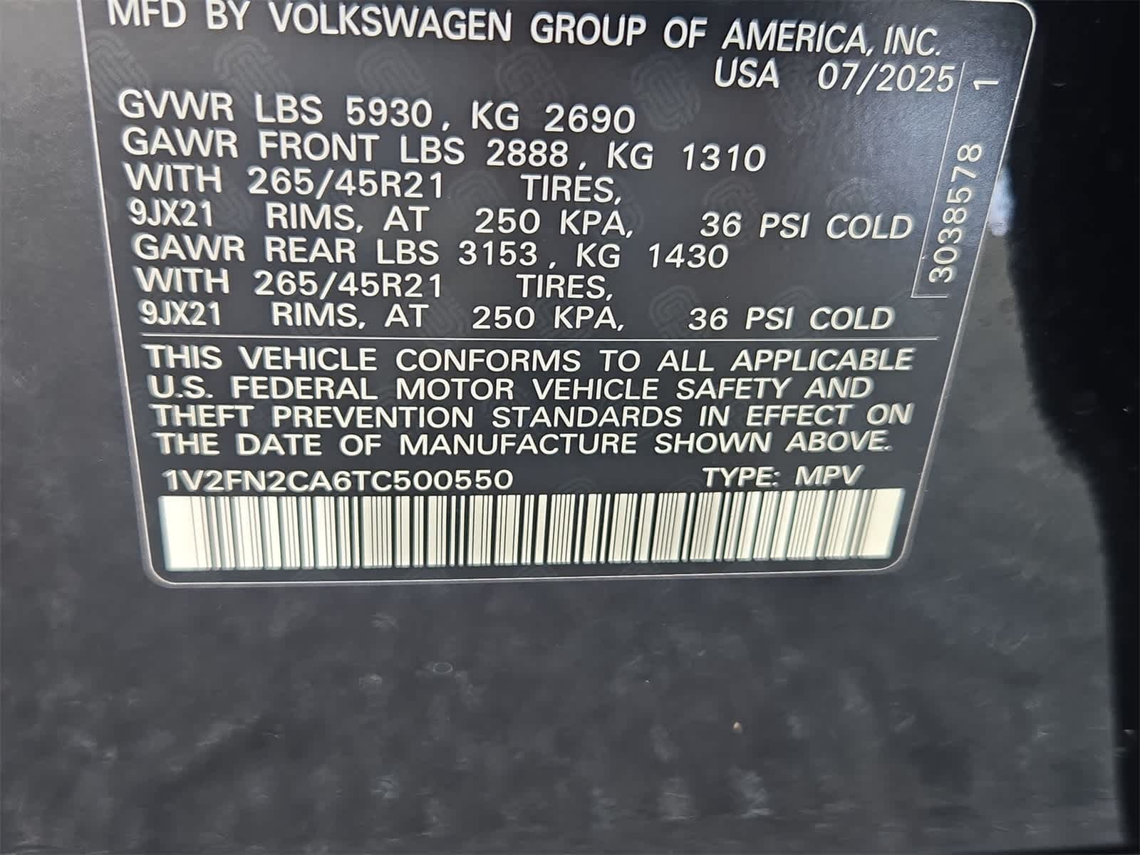 2026 Volkswagen Atlas 2.0T SEL Premium R-Line