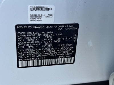 2026 Volkswagen Atlas 2.0T SEL Premium R-Line