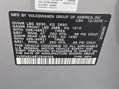 2026 Volkswagen Atlas 2.0T SEL Premium R-Line