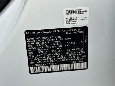 2026 Volkswagen Atlas 2.0T SEL Premium R-Line