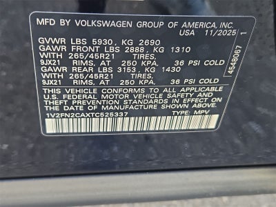 2026 Volkswagen Atlas 2.0T SEL Premium R-Line