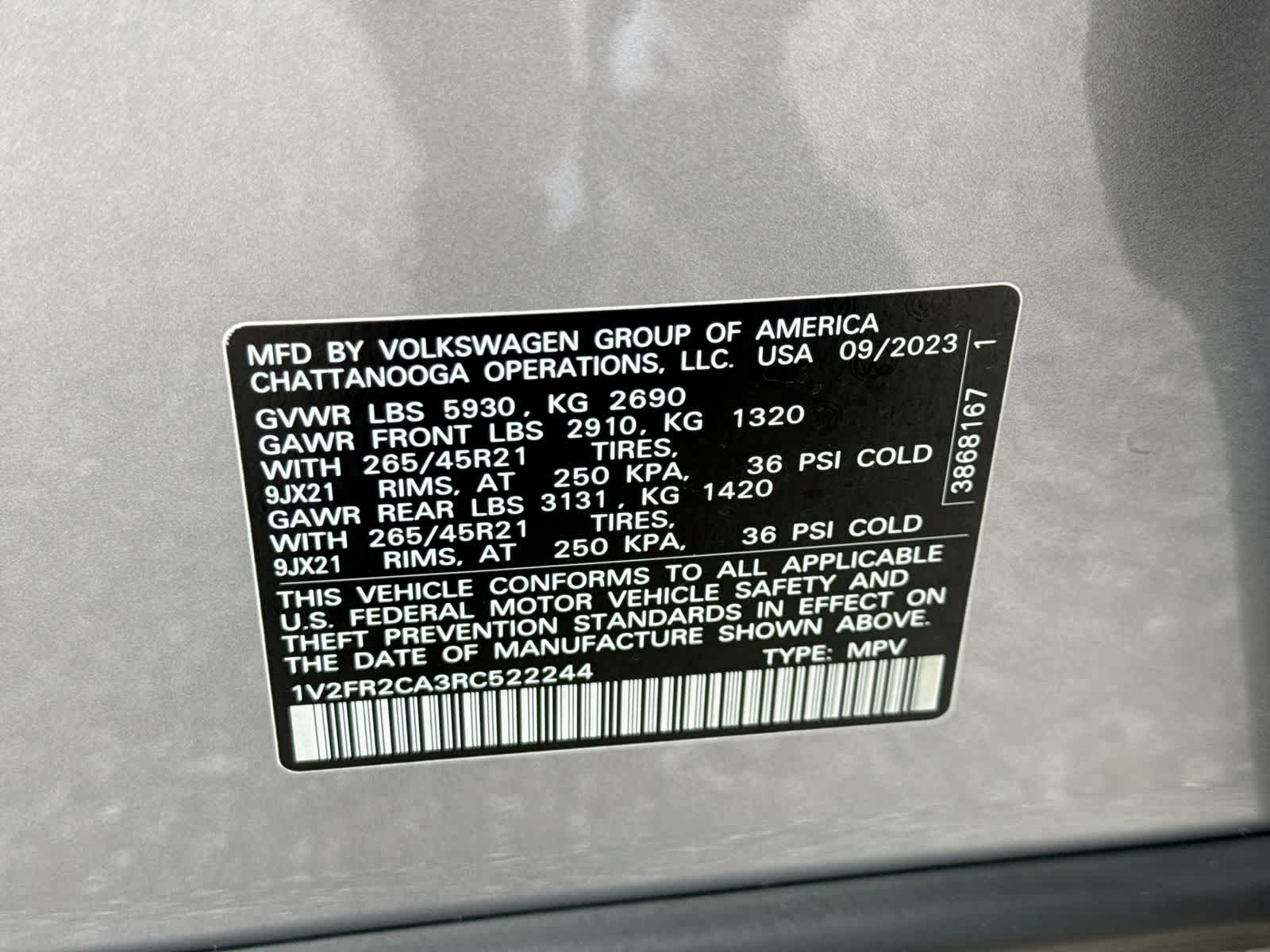 2024 Volkswagen Atlas 2.0T SEL Premium R-Line