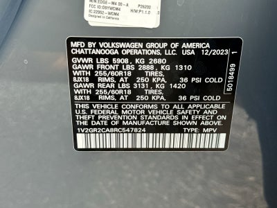2024 Volkswagen Atlas 2.0T Peak Edition SEL