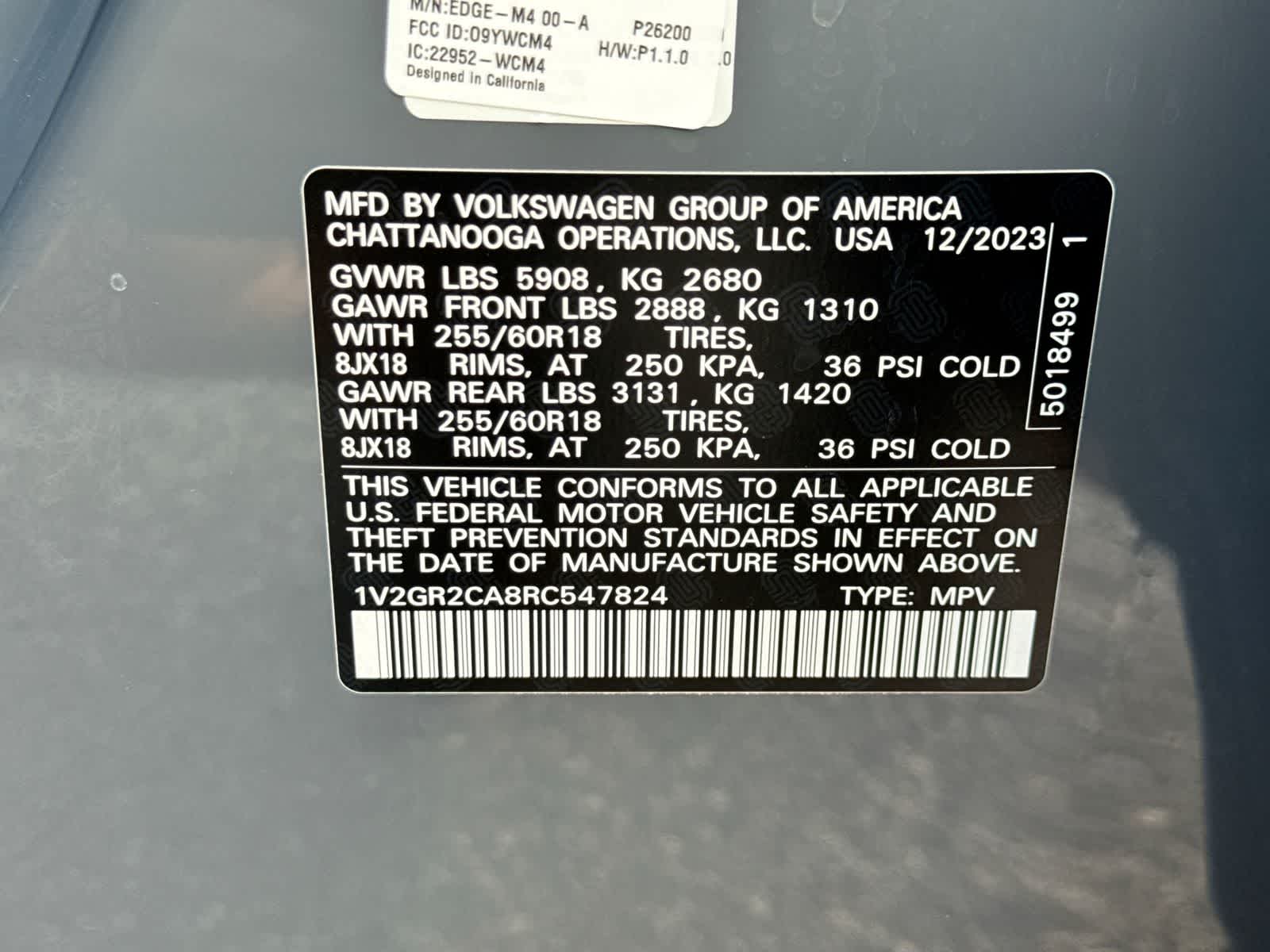 2024 Volkswagen Atlas 2.0T Peak Edition SEL