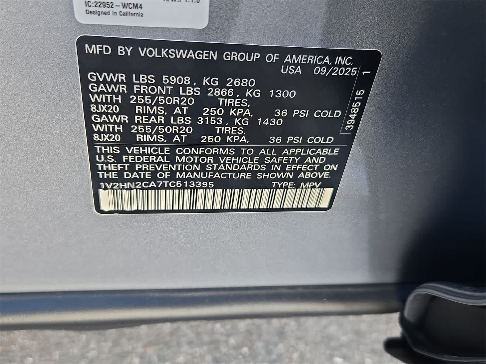 2026 Volkswagen Atlas 2.0T SE W/TECHNOLOGY