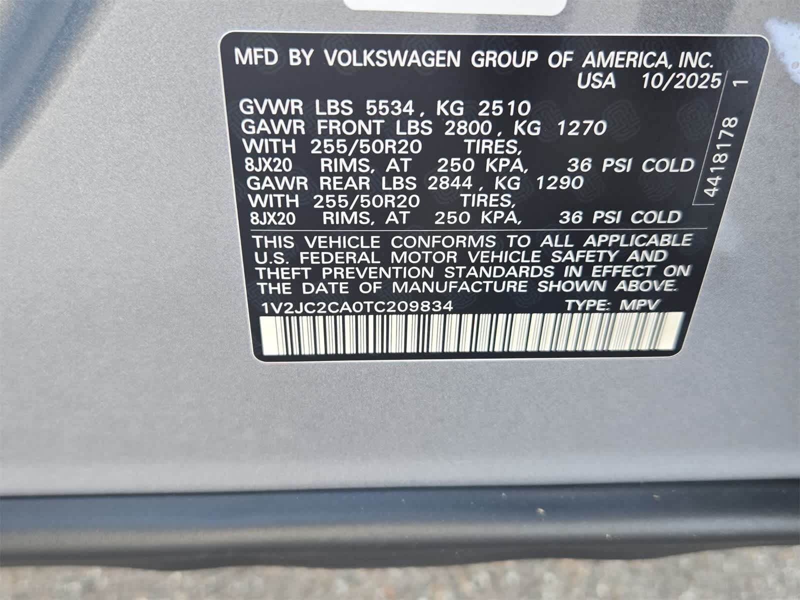 2026 Volkswagen Atlas Cross Sport 2.0T SE W/TECHNOLOGY