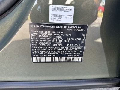 2026 Volkswagen Atlas Cross Sport 2.0T SE W/TECHNOLOGY