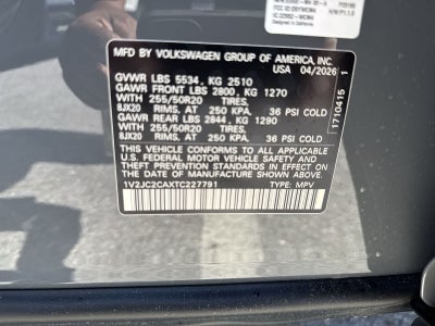2026 Volkswagen Atlas Cross Sport 2.0T SE W/TECHNOLOGY