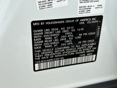 2024 Volkswagen Atlas Cross Sport 2.0T SE w/Technology