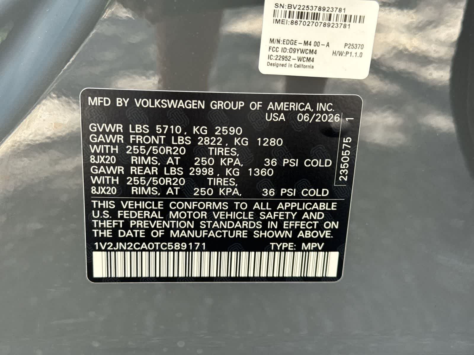 2026 Volkswagen Atlas 2.0T SE W/TECHNOLOGY