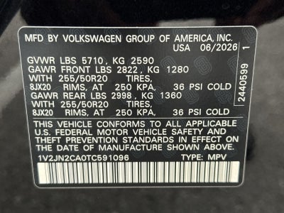 2026 Volkswagen Atlas 2.0T SE W/TECHNOLOGY