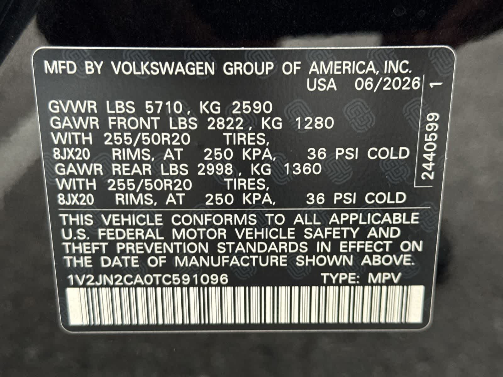 2026 Volkswagen Atlas 2.0T SE W/TECHNOLOGY