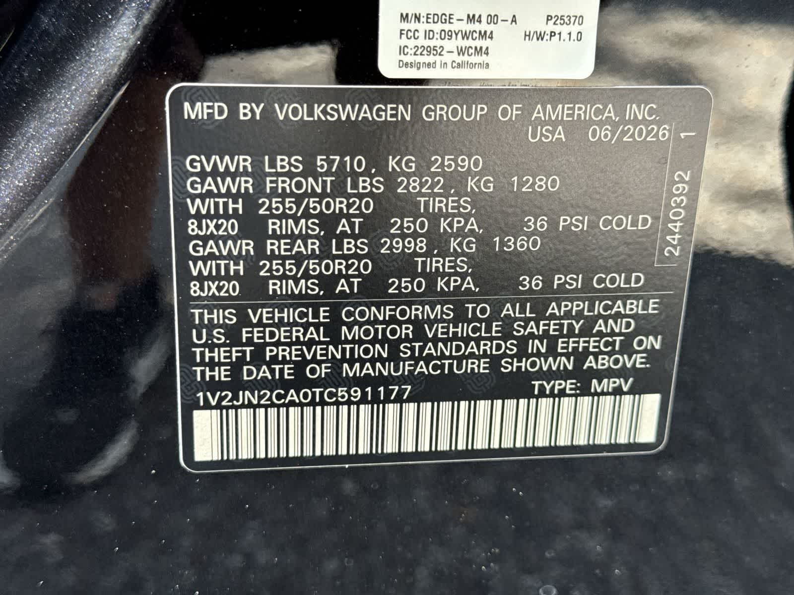 2026 Volkswagen Atlas 2.0T SE W/TECHNOLOGY