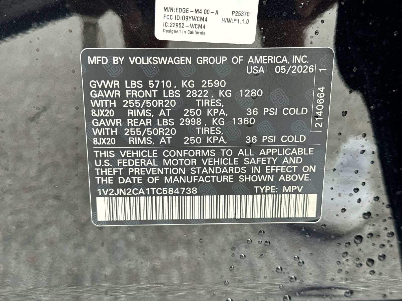 2026 Volkswagen Atlas 2.0T SE W/TECHNOLOGY