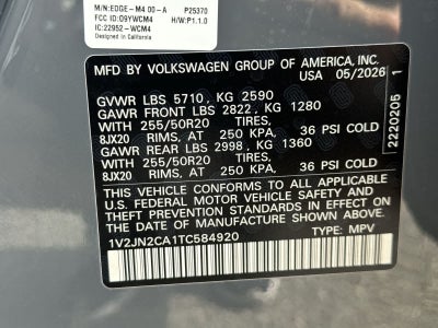 2026 Volkswagen Atlas 2.0T SE W/TECHNOLOGY