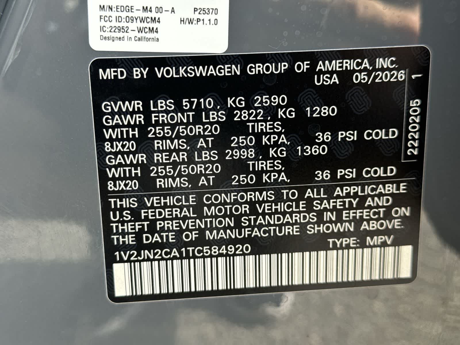 2026 Volkswagen Atlas 2.0T SE W/TECHNOLOGY