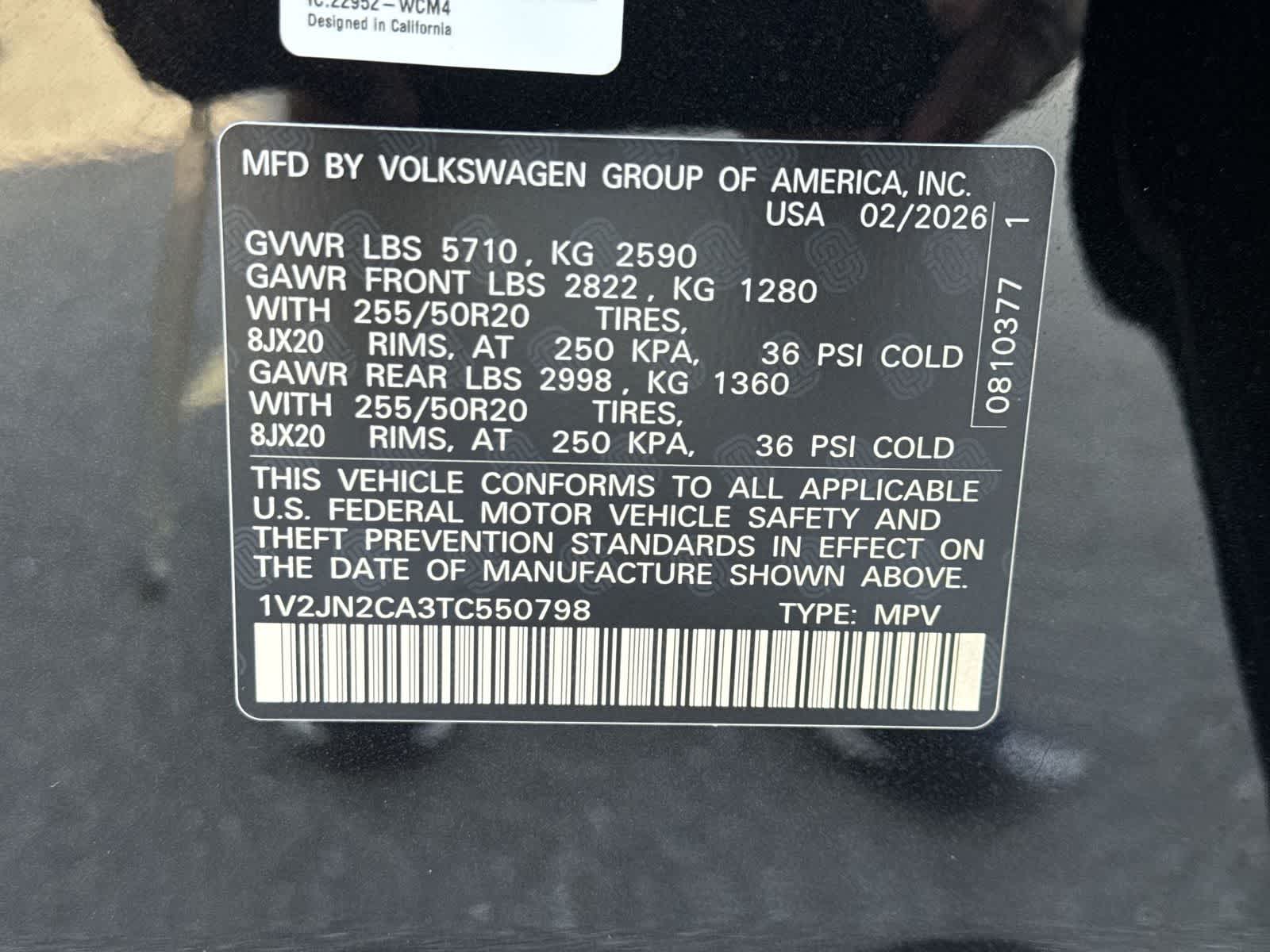 2026 Volkswagen Atlas 2.0T SE W/TECHNOLOGY