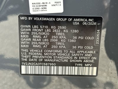 2026 Volkswagen Atlas 2.0T SE W/TECHNOLOGY
