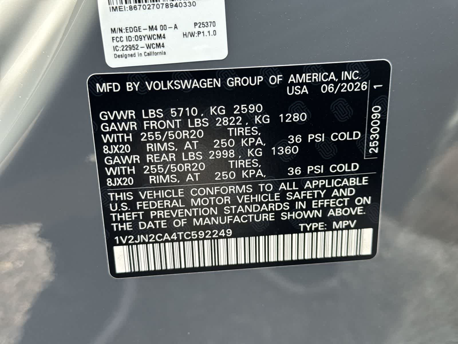 2026 Volkswagen Atlas 2.0T SE W/TECHNOLOGY