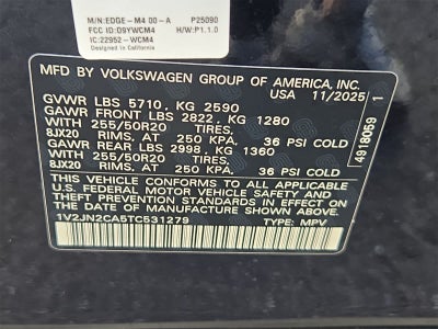 2026 Volkswagen Atlas 2.0T SE W/TECHNOLOGY