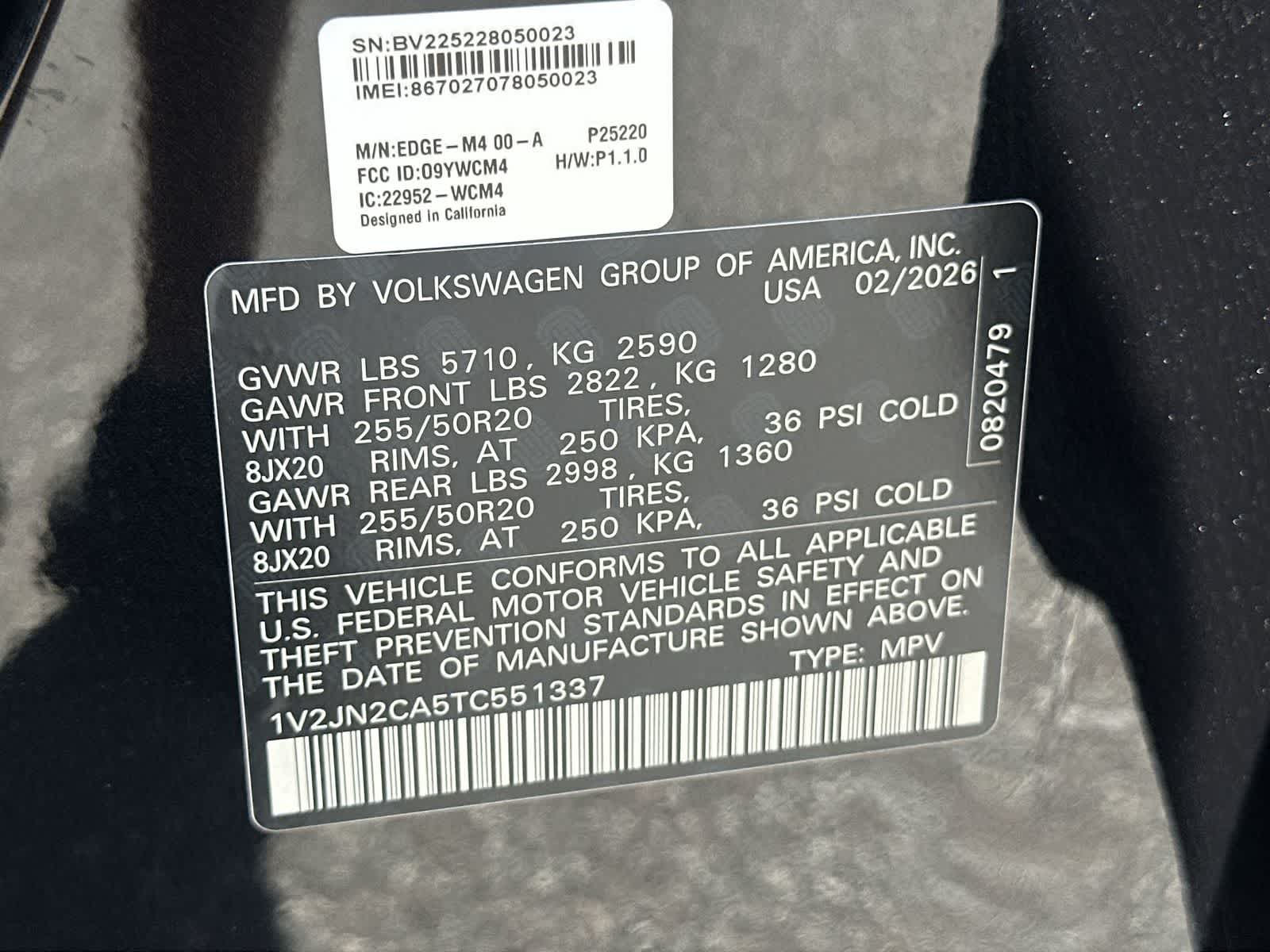 2026 Volkswagen Atlas 2.0T SE W/TECHNOLOGY