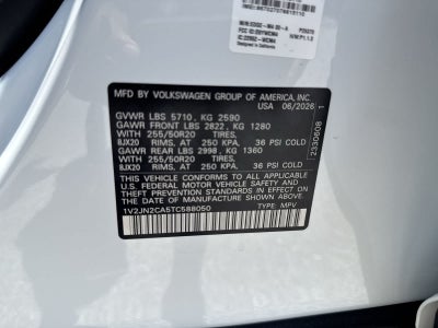 2026 Volkswagen Atlas 2.0T SE W/TECHNOLOGY
