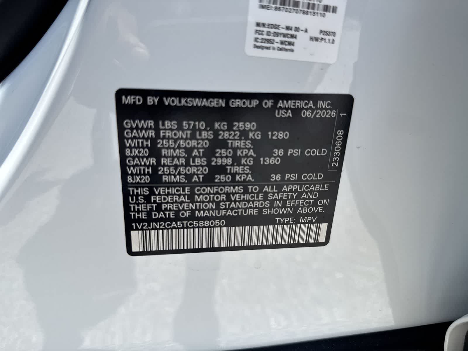 2026 Volkswagen Atlas 2.0T SE W/TECHNOLOGY