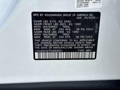 2026 Volkswagen Atlas 2.0T SE W/TECHNOLOGY