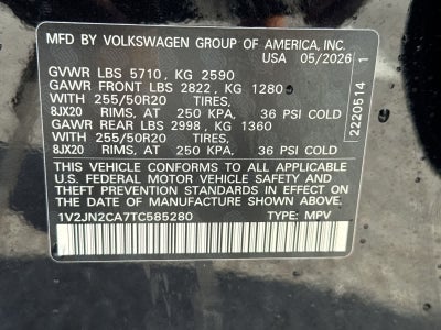 2026 Volkswagen Atlas 2.0T SE W/TECHNOLOGY