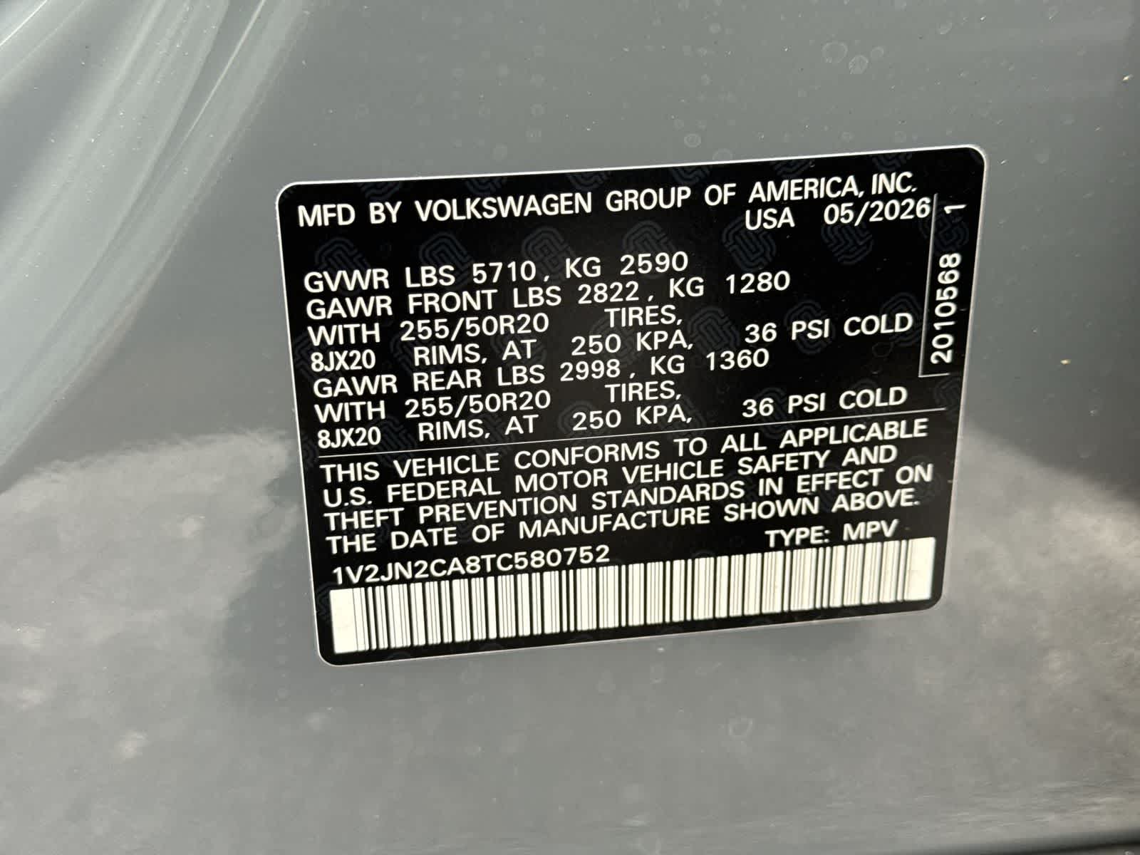 2026 Volkswagen Atlas 2.0T SE W/TECHNOLOGY